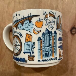 Starbucks “Across the Globe Been There” Series Coffee tea office mug Minneapolis